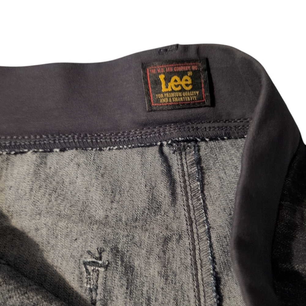 Nwt Lee Comfort Waistband Women's Fresno Denim 6" Short Stretch 14 - Picture 6 of 8